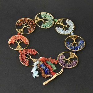 7 Chakra Crystals Tree of Life Healing Set